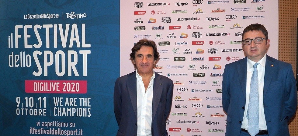 Il Festival dello sport per Trento è in streaming per Milano in presenza